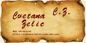Cvetana Zelić vizit kartica